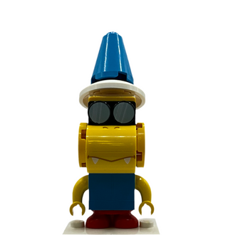 Kamek - Closed Mouth, White Fangs, 1 Dark Azure Plate 2 x 3, mar0119 Minifigure LEGO®