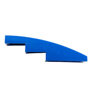 Slope, Curved 4 x 1, Part# 61678 Part LEGO® Blue