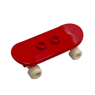 Skateboard with Mag Wheel Holders and White Mag Wheels, Part# 45917c01
