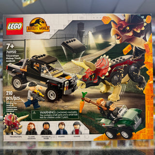 Triceratops Pick-up Truck Ambush, 76950 - LEGO® Jurassic World Set Building Kit LEGO®