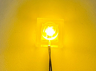 1x1 LED Light-up Plate, Battery Operated, LS1x1B Custom Parts United Brick Co® Yellow