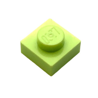 Plate 1x1, Part# 3024 Part LEGO® Yellowish Green  