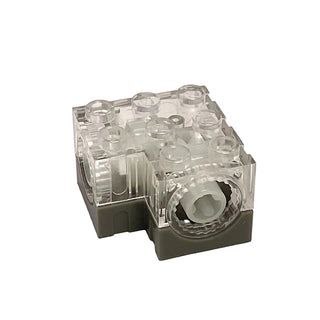 Gearbox 3 x 3 x 1 2/3 with Dark Gray Base, Technic Gear, Part# 45360c01