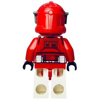 Clone Trooper Commander Fox, Coruscant Guard (Phase 2) - Dark Bluish Gray Visor, Printed Legs, sw1304 Minifigure LEGO®