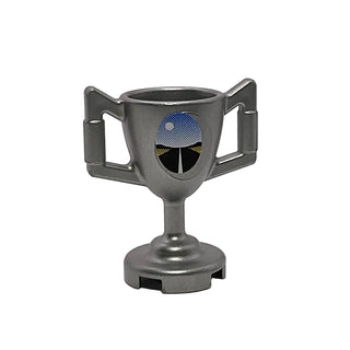 Trophy Cup with Road and Full Moon Sticker, LEGO® Minifigure Utensil, Part# 89801pb01