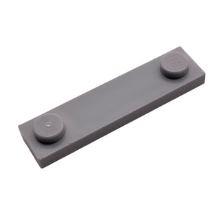 Plate, Modified 1x4 with 2 Studs without Groove, Part# 92593 Part LEGO® Light Bluish Gray