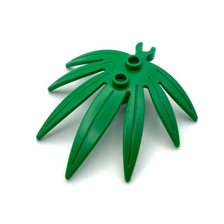 Plant Leaves 6x5 Swordleaf w/ Open Clip, Part# 42949 Part LEGO® Green  