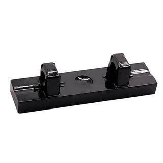 Hinge Tile 1 x 4 Locking Dual 1 Finger on Top, Part# 44822 Part LEGO® Black