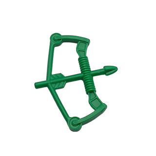 Minifigure Weapon Modern Bow Compound with Arrow Drawn, Part# 10258 Part LEGO® Green