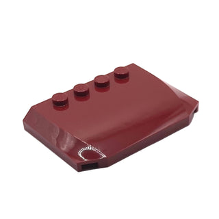 Wedge 4 x 6 x 2/3 Triple Curved, Part# 52031 Part LEGO® Dark Red