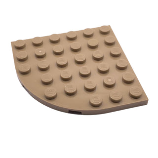 Plate, Round Corner 6x6, Part# 6003 Part LEGO® Dark Tan