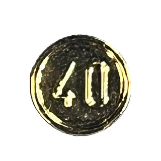 Minifigure, Utensil Coin Type 1 with 40 Mark, Part# 70501d Part LEGO®