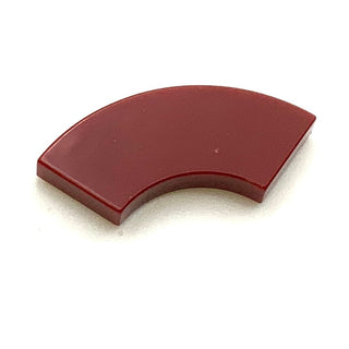 Tile Round Corner 2x2 Macaroni, Part# 27925 Part LEGO® Dark Red  