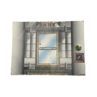 Paper Part for Set 1376 - Cardboard Backdrop with Bank Front Entrance / Large Arched Window Pattern, Part# 1376ppr01 Part LEGO®