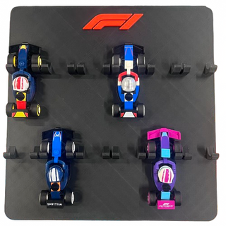 F1 Collectible Race Car Wall Display