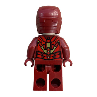 Iron Man - Mark 4 Armor, Large Helmet Visor, Light Nougat Head, sh1048 - LEGO® Marvel Superheroes
