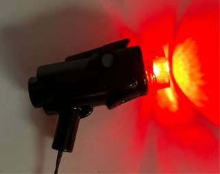 Light-Up Studshooter Blaster, DIY System, LBG-DC Custom Parts United Brick Co® Red