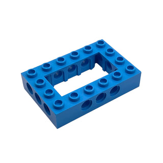 Technic, Brick 4x6 Open Center, Part# 32531 Part LEGO® Dark Azure