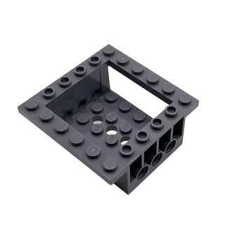 Cockpit 6 x 6 x 2 Cabin Base with Pin Holes, Part# 47507 Part LEGO® Dark Bluish Gray