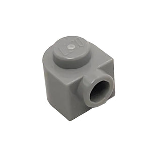 Brick, Round 1 x 1 x 2/3 Half Circle Extended with Stud on Side, Part# 3386 Part LEGO® Light Bluish Gray