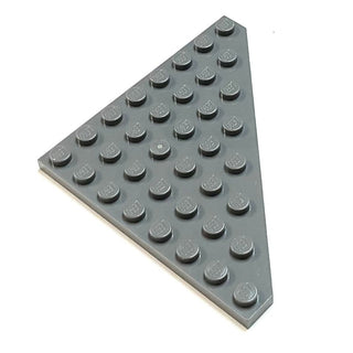 Wedge Plate 8x8 Cut Corner, Part# 30504 Part LEGO® Dark Bluish Gray  