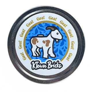 GOAT Custom Printed Minifigure Silver Tin
