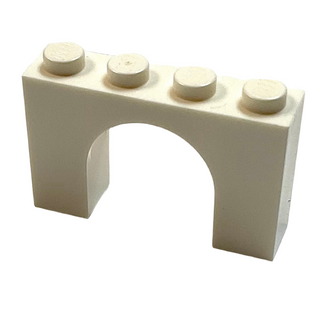 Arch 1x4x2, Part# 6182 Part LEGO® White