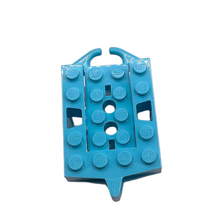 Vehicle, Base 4x5 Roller Coaster Car (Without Wheels), Part# 26021 Part LEGO® Medium Azure