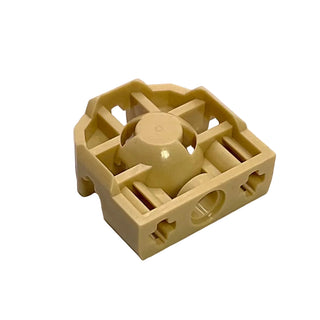 Technic, Pin Connector Block 3 x 3 x 1, Part# 32172 Part LEGO® Tan