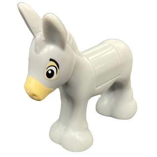 Donkey, Baby with Black Eyes, Eyebrows, and Tan Muzzle Pattern (Encanto Baby Donkey), 106470pb01