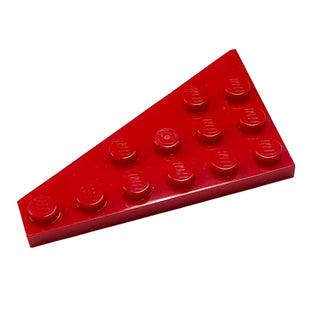 Wedge, Plate 6x4 Right, Part# 48205 Part LEGO® Red  