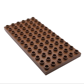 DUPLO® Plate 6 x 12, Part# 4196 Part LEGO® Brown