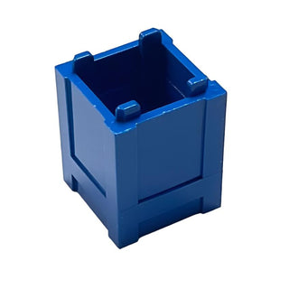 Container, Box 2x2x2 with Top Opening, Part# 61780 Part LEGO® Blue  