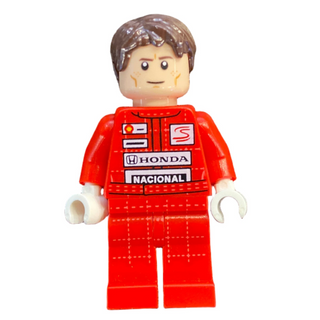 Ayrton Senna, twn497 Minifigure LEGO® Like New
