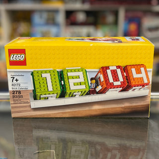 Iconic Brick Calendar, 40172 LEGO® Set Building Kit LEGO®