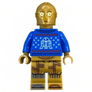 C-3PO Holiday Sweater, sw1238, LEGO® Star Wars Minifigure Minifigure LEGO®