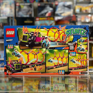 Stunt Truck & Ring of Fire Challenge, 60357 Building Kit LEGO®