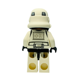 Stormtrooper, (Dual Molded Helmet, Gray Squares on Back) - Male, Light Nougat Head, Frown sw1137 Minifigure LEGO®