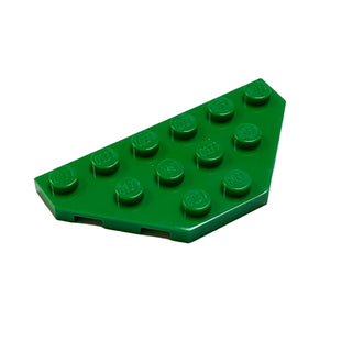 Wedge, Plate 3x6 Cut Corners, Part# 2419 Part LEGO® Green  