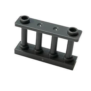 Fence 1x4x2 Spindled with 2 Studs, Part# 30055 Part LEGO® Dark Bluish Gray  