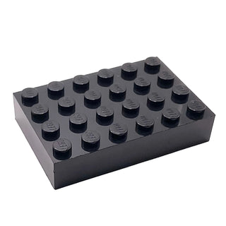 Brick 4x6, Part# 2356 Part LEGO® Black