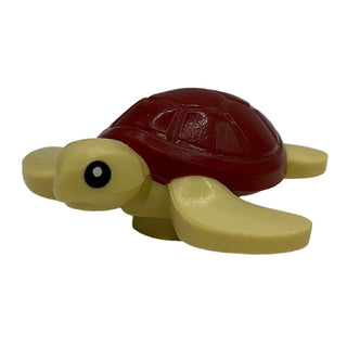 Sea Turtle Baby with Dark Red Shell, 67040pb02 LEGO® Animals LEGO®