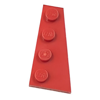 Wedge, Plate 4 x 2 Right, Part# 41769 Part LEGO® Red  