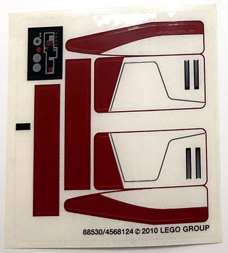 Sticker Sheet for Set Republic Swamp Speeder - Limited Edition, 8091 - (88530/4568124), Part# 8091stk01 Part LEGO® Complete