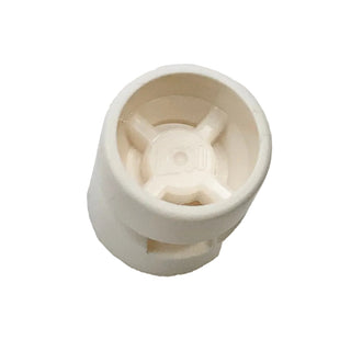 Wheel 11mm D. x 12mm, Hole Notched for Wheels Holder Pin, Part# 6014b Part LEGO® White