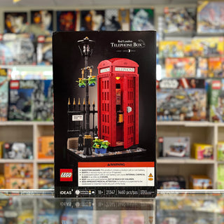 Red London Telephone Box, 21347 Building Kit LEGO®