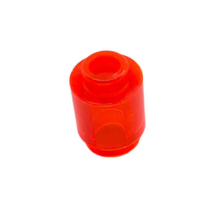 Brick Round 1x1 (Open Stud), Part# 3062 Part LEGO® Trans-Neon Orange 1 Part