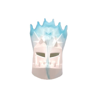 Bionicle Mask Strakk with Marbled Trans-Light Blue Pattern, Part# 64260pb01 Part LEGO®