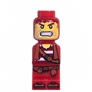 Microfigure Pirate Plank Pirate Red, 85863pb021 Minifigure LEGO®
