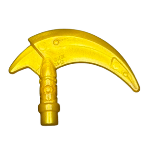 Minifigure, Weapon Hook with Bar, Part #37341d Part LEGO® Pearl Gold